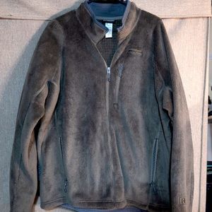 Grey Patagonia zip up jacket. Size XL